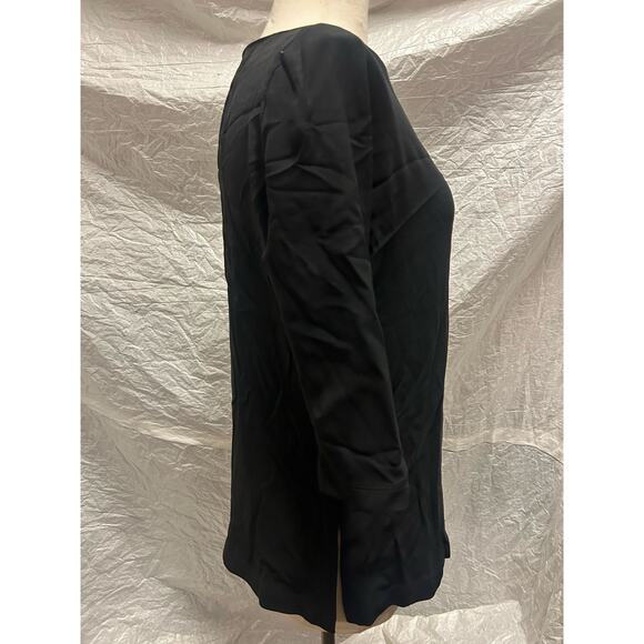 Skas Fifth Avenue Petite Collection- Black 71%Triacetate Blend Top and Pants Set - Picture 6 of 9